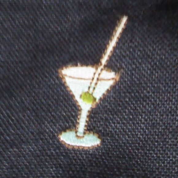 BROOKS BROTHERS Country Club 100% Linen 19th Hole Shorts Sz 40 Navy Blue Martini - Picture 12 of 15